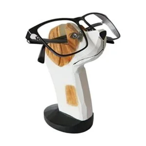 Red Dollar Soporte para anteojos de madera tallada a mano