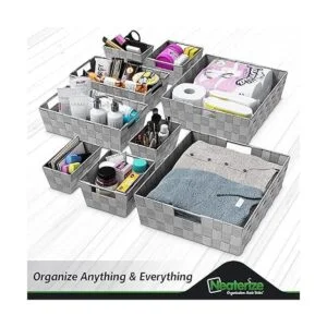 Cestas de almacenamiento tejidas para organizar juego de_5