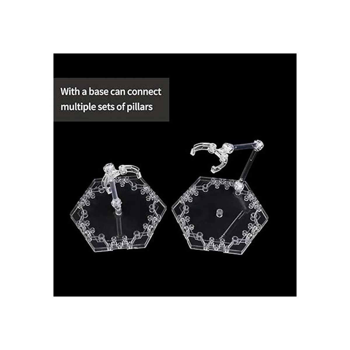 POMER Soporte de figura de acción 5 piezas de soporte de_4