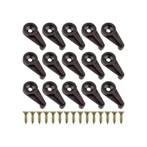 Morobor Kit de 50 clips de retención de vidrio clips de