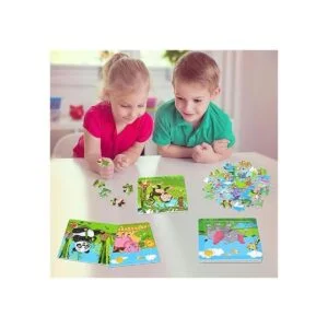 6 paquetes de rompecabezas de madera con animales de_5