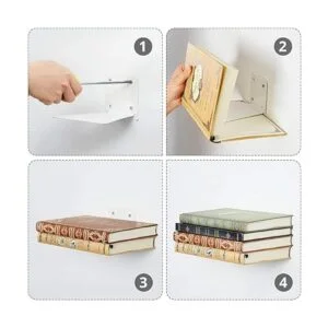 Estantería flotante de hierro estantes flotantes