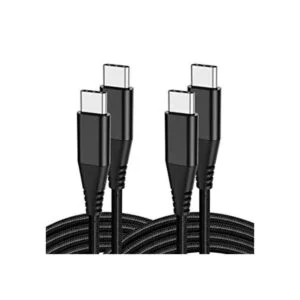 Cable USB C a USB C de 6 pies paquete de 2 unidades para_1