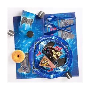 DECORLIFE Suministros de fiesta de videojuegos que sirven_5