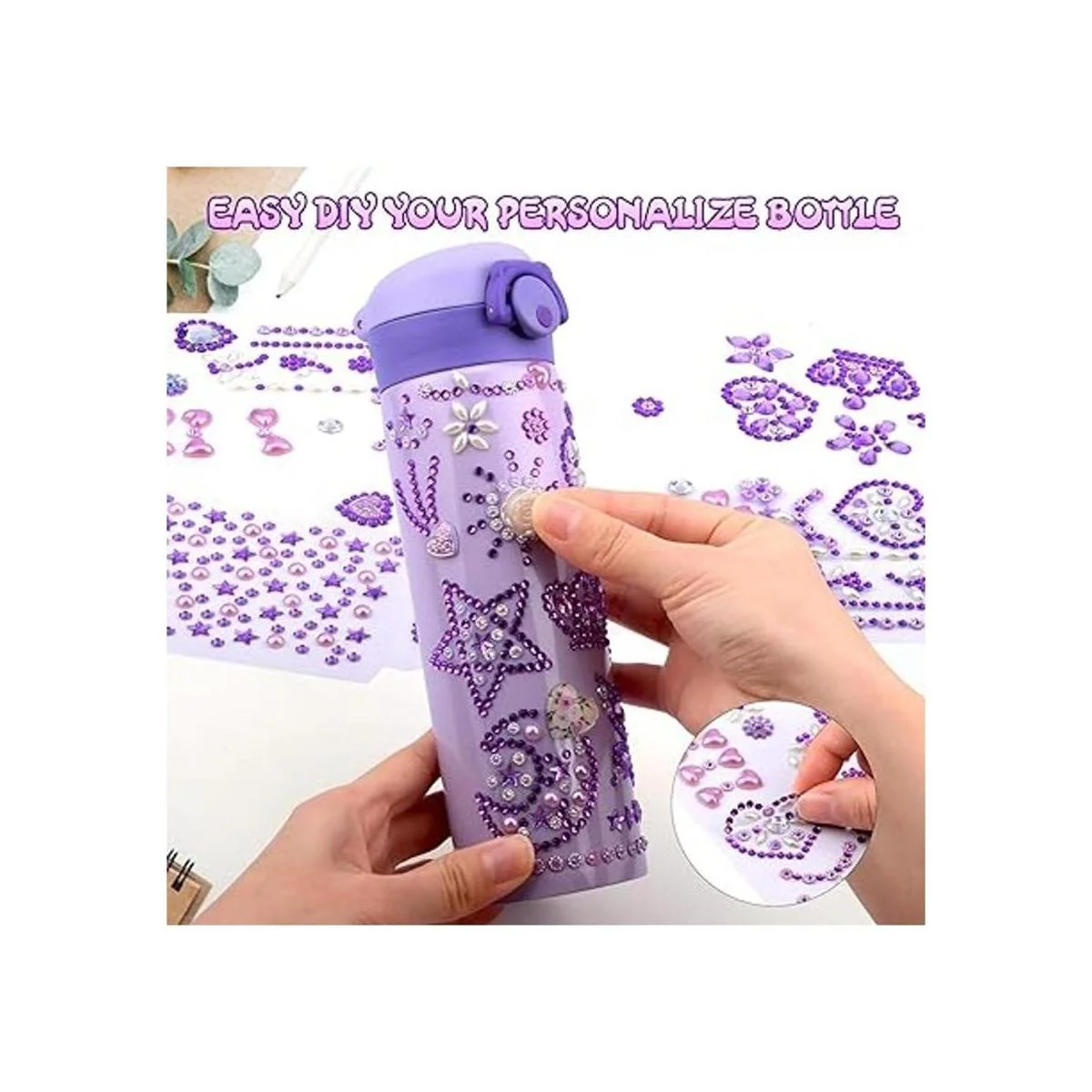 HULASO Para niñas de 7 años decora tus propias botellas_3