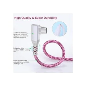 Cable USB tipo C de carga rápida paquete de 3 10 pies_4