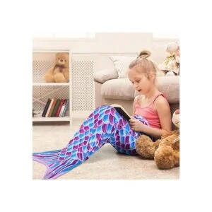 Manta de cola de sirena manta de felpa de sirena para