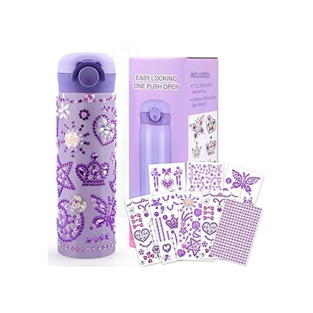 HULASO Para niñas de 7 años decora tus propias botellas_1