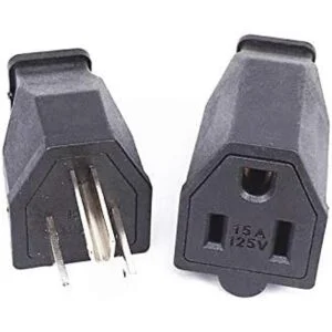 4 piezas Enchufe de hoja recta enchufe de repuesto