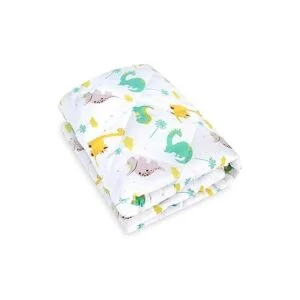 Pack n Play Sábana acolchada de dinosaurio suave y_3