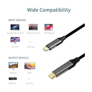 Cable USBC a Mini Displayport 4K 60Hz Modo de Duplicación_6
