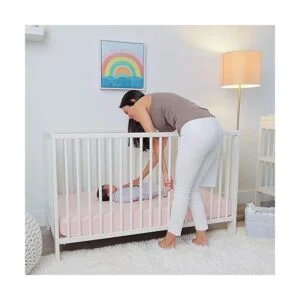 Comfy Cubs Sábana bajera ajustable para cuna sábana de_2