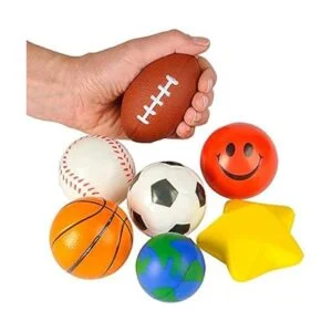 Mini bolas antiestrés a granel paquete de 25 bolas_2