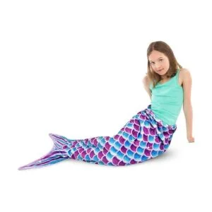 Manta de cola de sirena manta de felpa de sirena para