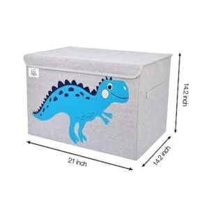 CLCROBD Cofre de juguete plegable grande para niños con_3