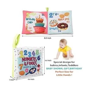 Juego de libros de tela suave para bebés 2Teether 8_5