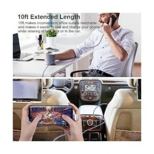 Pofesun Cable USB C 5 unidades 10 pies cable USB tipo_4