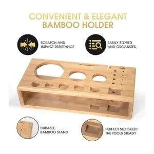 TEAVAS Mixology Kit de barman con soporte de bambú y_5