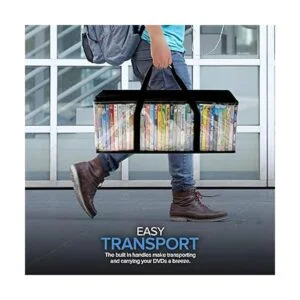 Stock Your Home Bolsas de almacenamiento de DVD juego de