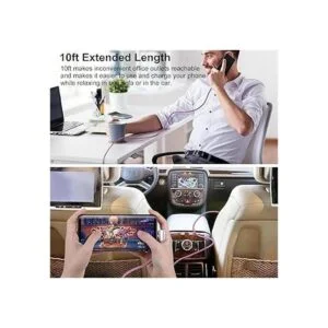 Cable USB tipo C de carga rápida paquete de 3 10 pies_3