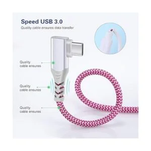 Pofesun Cable USB C 5 unidades 10 pies cable USB tipo_3