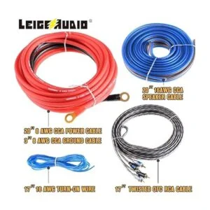 LEIGESAUDIO Kit de cableado de subwoofer de calibre 8 Ture_6