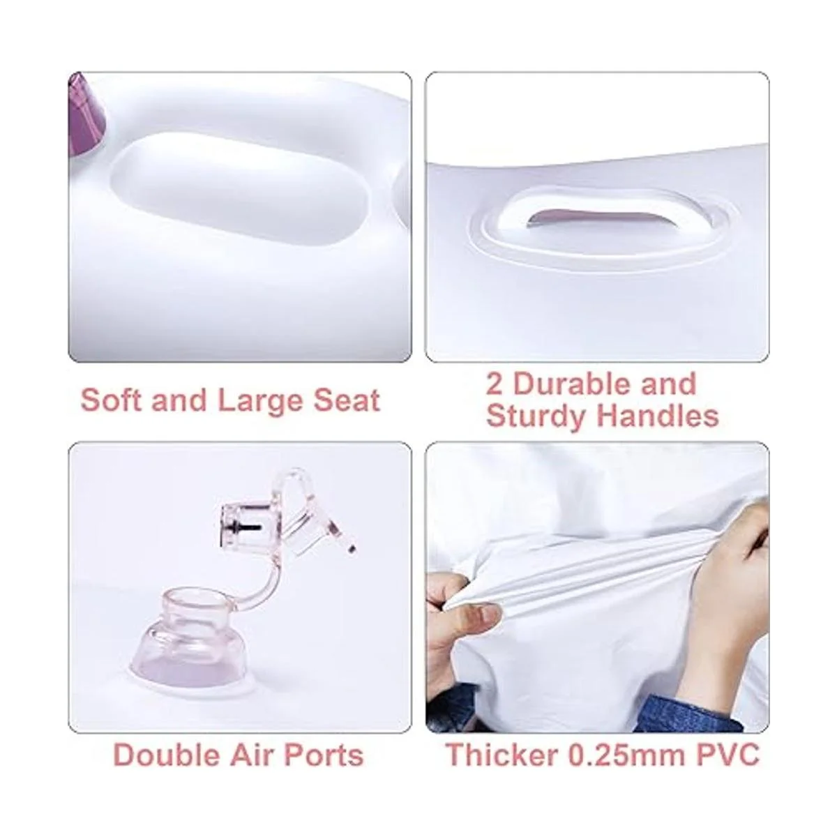 TURNMEON Flotador inflable de unicornio enorme para_4