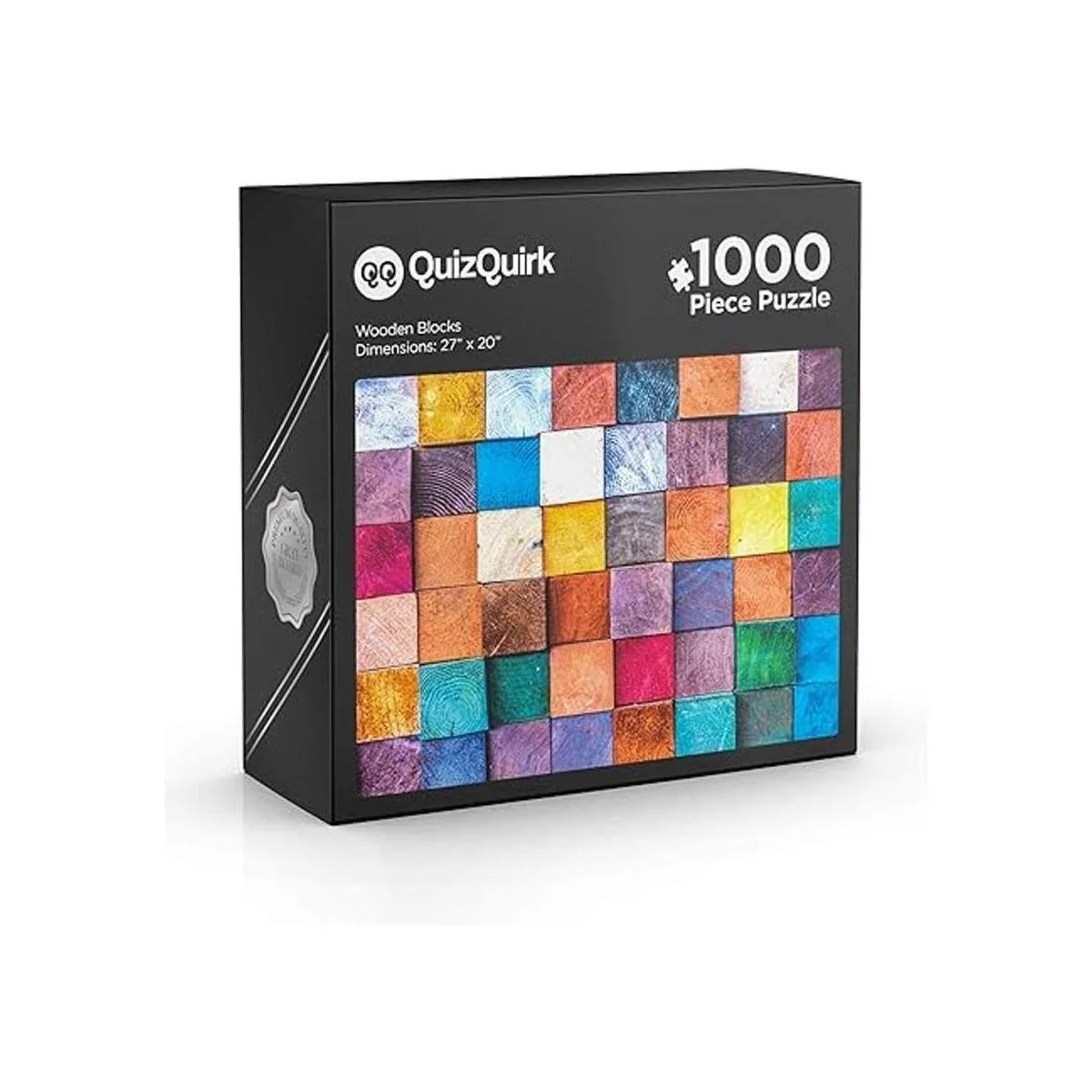 Rompecabezas de 1000 piezas de QuizQuirk bloques de_4