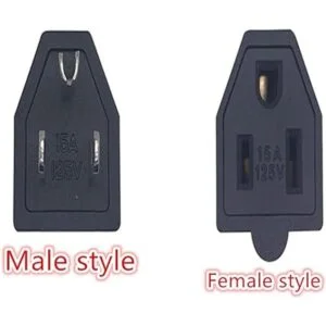 4 piezas Enchufe de hoja recta enchufe de repuesto