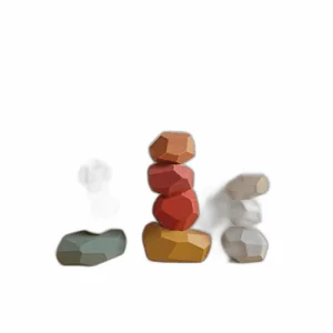 MODERNGENIC Piedras apilables de equilibrio de madera 36_1