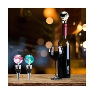 Soleebee Pack de 3 tapones decorativos para botella de