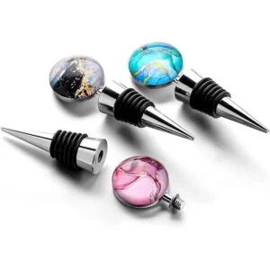 Soleebee Pack de 3 tapones decorativos para botella de