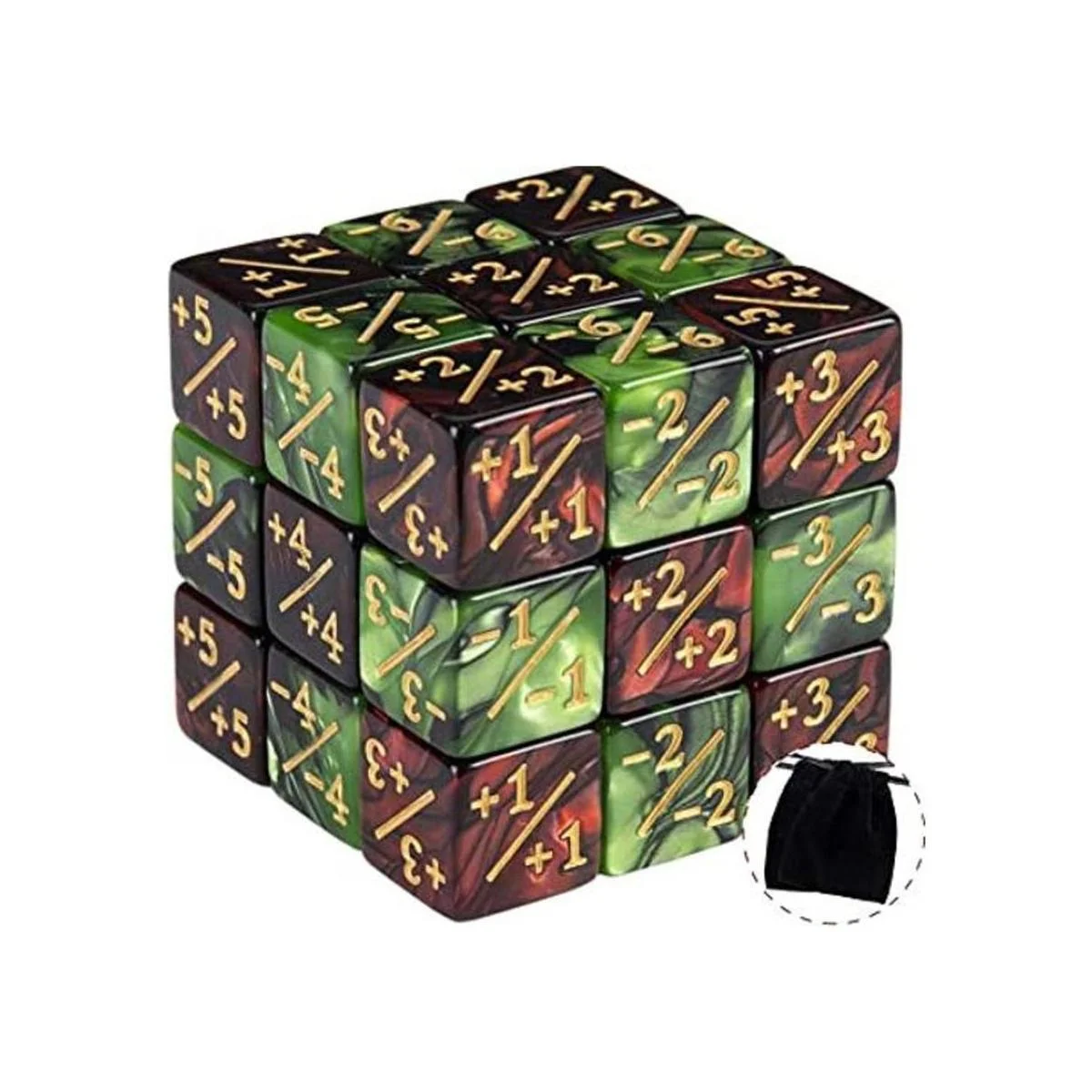 24 piezas de contadores de dados de token estadísticas de_1