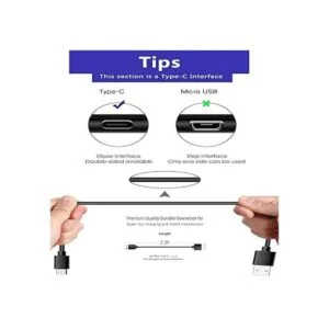 Cable de carga USB C compatible con Samsung Galaxy Buds_3