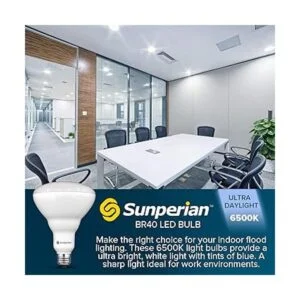 Sunperian Paquete de 6 bombillas LED BR40 13 W 85 W