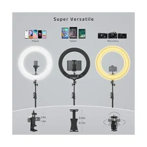IVISII Anillo de luz de 18 pulgadas con soporte soporte_6