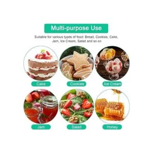 Espátula de silicona con mango largo 3 unidades espátula