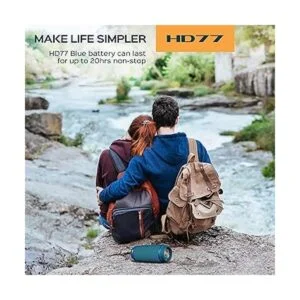 TREBLAB HD77 Azul Altavoz portátil Bluetooth de alta_3