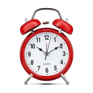 Bernhard Products Reloj despertador analógico de 4