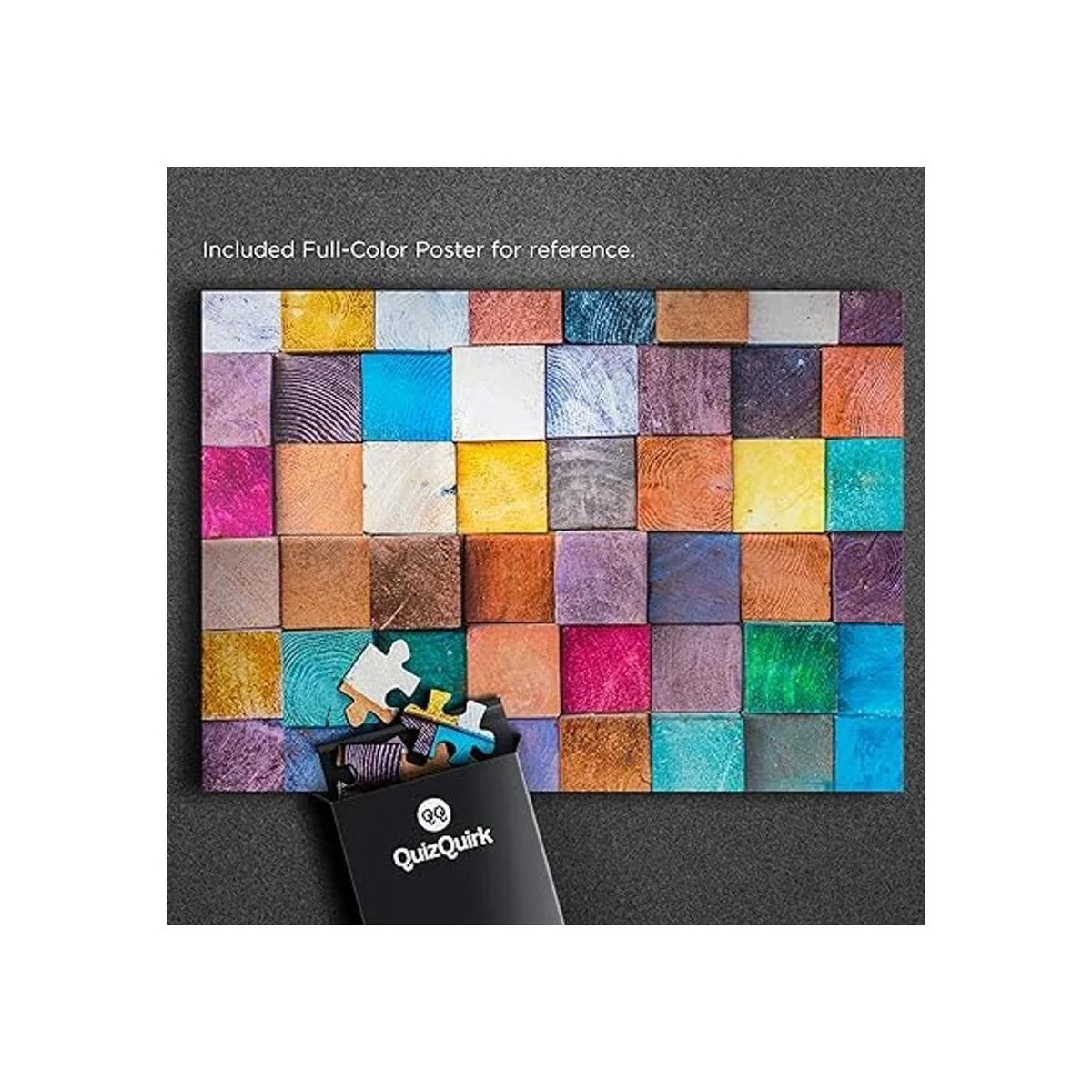 Rompecabezas de 1000 piezas de QuizQuirk bloques de_6