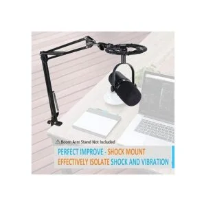 SUNMON Soporte de choque MV7 compatible con micrófono_3