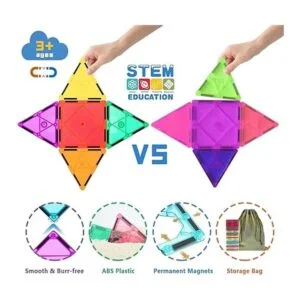 Juguetes magnéticos para niños y niñas de 3 años bloques_4