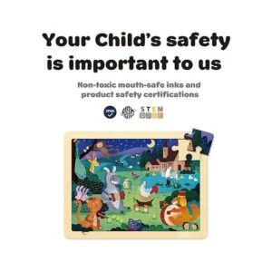 Rompecabezas de 24 piezas de forma única para niños de 3 a_3