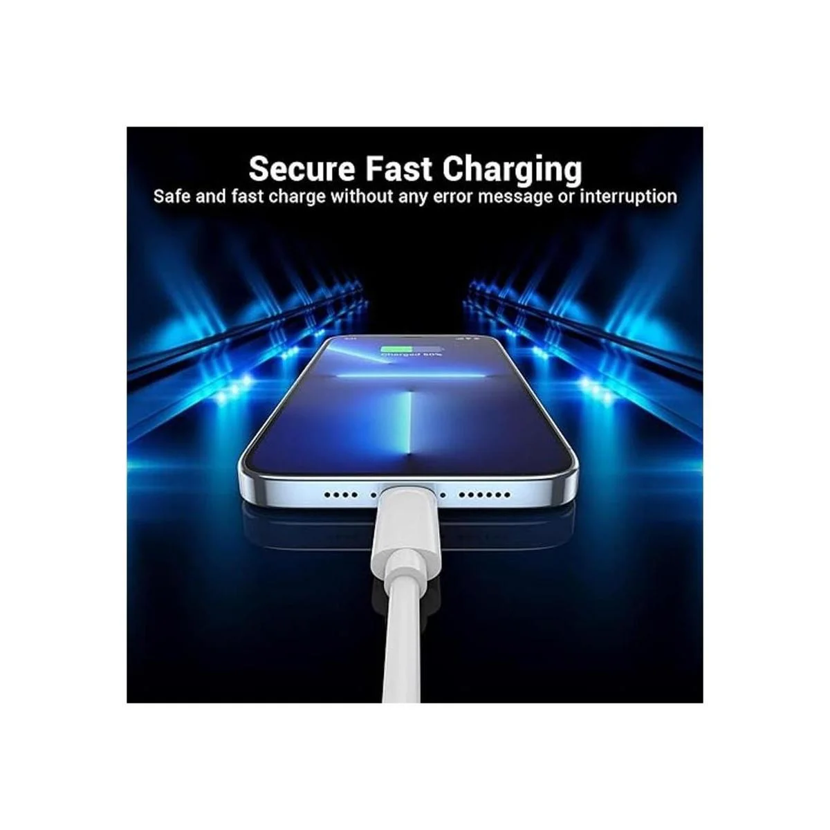 Quntis Cable de carga rápida para iPhone paquete de 3_4