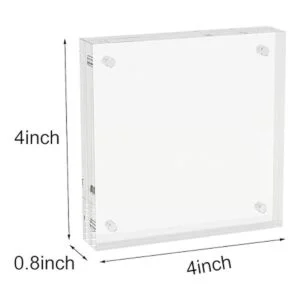 Marco de fotos acrílico AITEE marco de fotos transparente_2