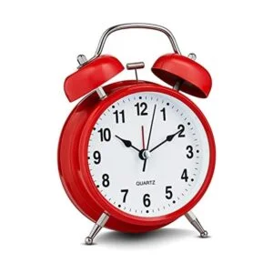 Bernhard Products Reloj despertador analógico de 4