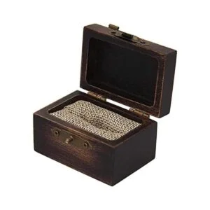 Caja de anillos de compromiso de madera rústica caja de_2