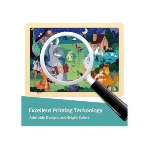 Rompecabezas de 24 piezas de forma única para niños de 3 a_4