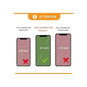 Bocasal Funda tipo cartera para iPhone Xr con tarjetero_2