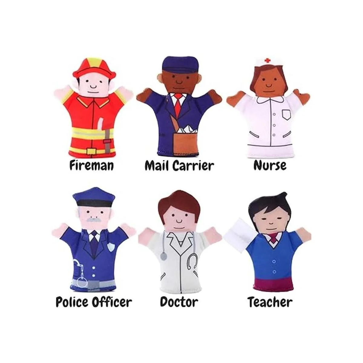 Magnet Happy Helpers People Juego de juguetes para nevera